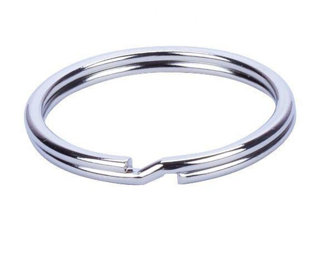 Split Key Rings – Nickel Plated