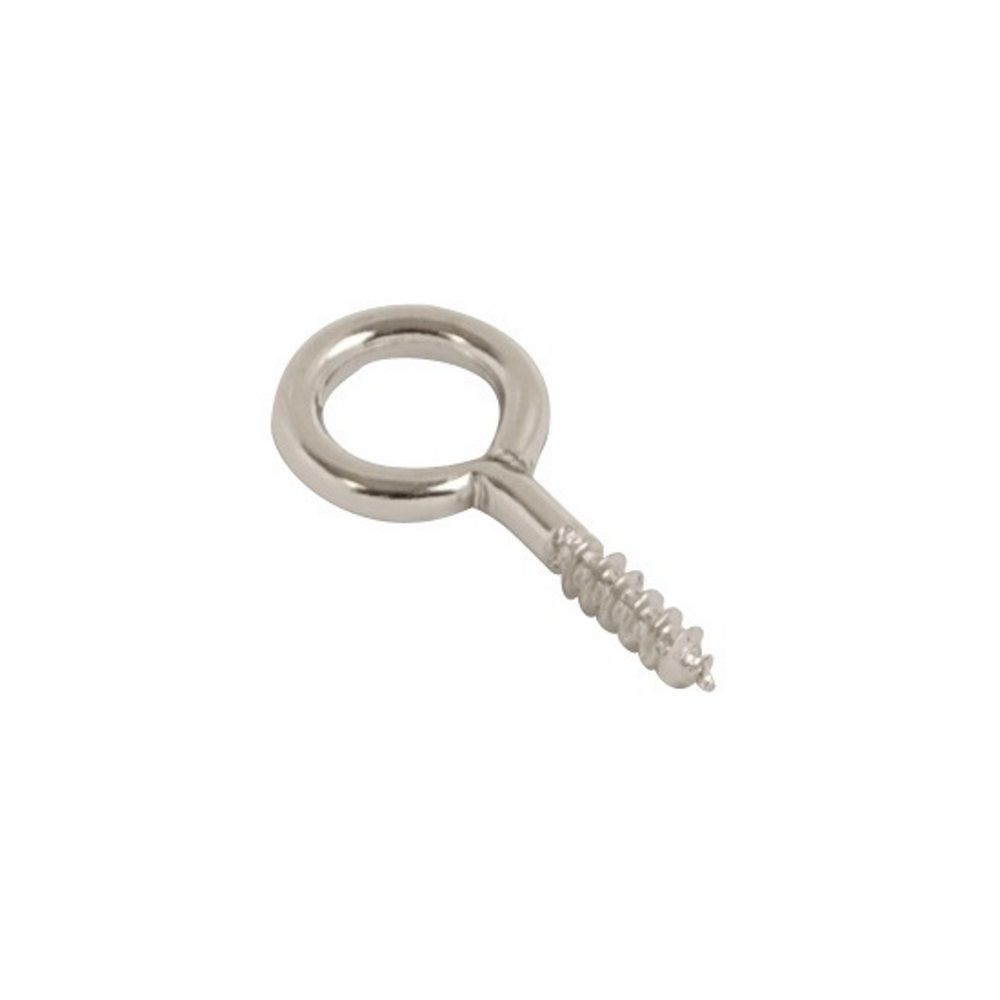 Curtain Wire Screw Eyes – Nickel Plated