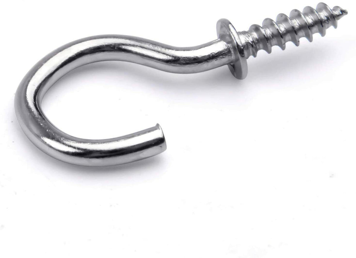 Shouldered Cup Hooks – Bright Zinc Plated