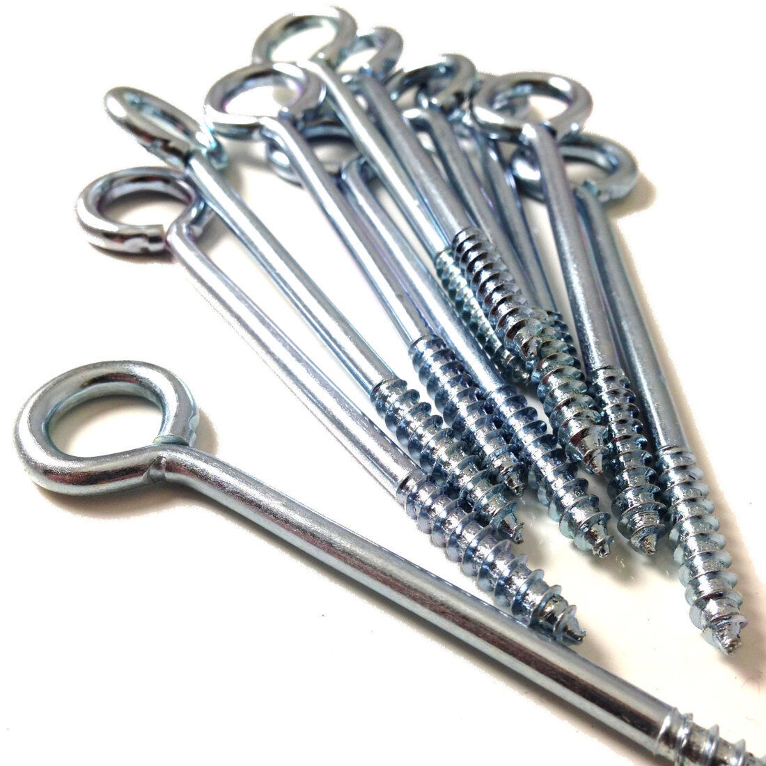 Vine Eyes – Bright Zinc Plated