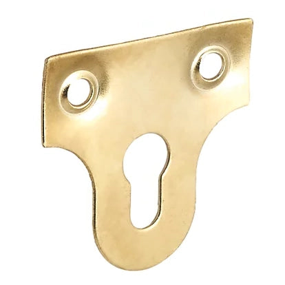 Slotted Glass & Mirror Plates – Electro Brass Plated – 38mm