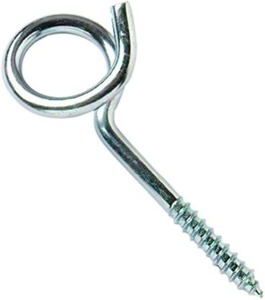 Pigtail Swing Hooks, Curl Hook BZP