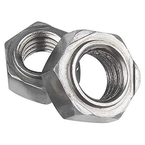 Hexagon Weld Nuts – Plain Finish – DIN 929