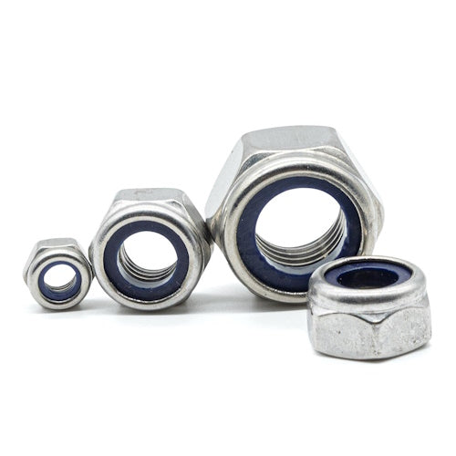 Nylon Insert Nut DIN 985 High Type Zinc Plated