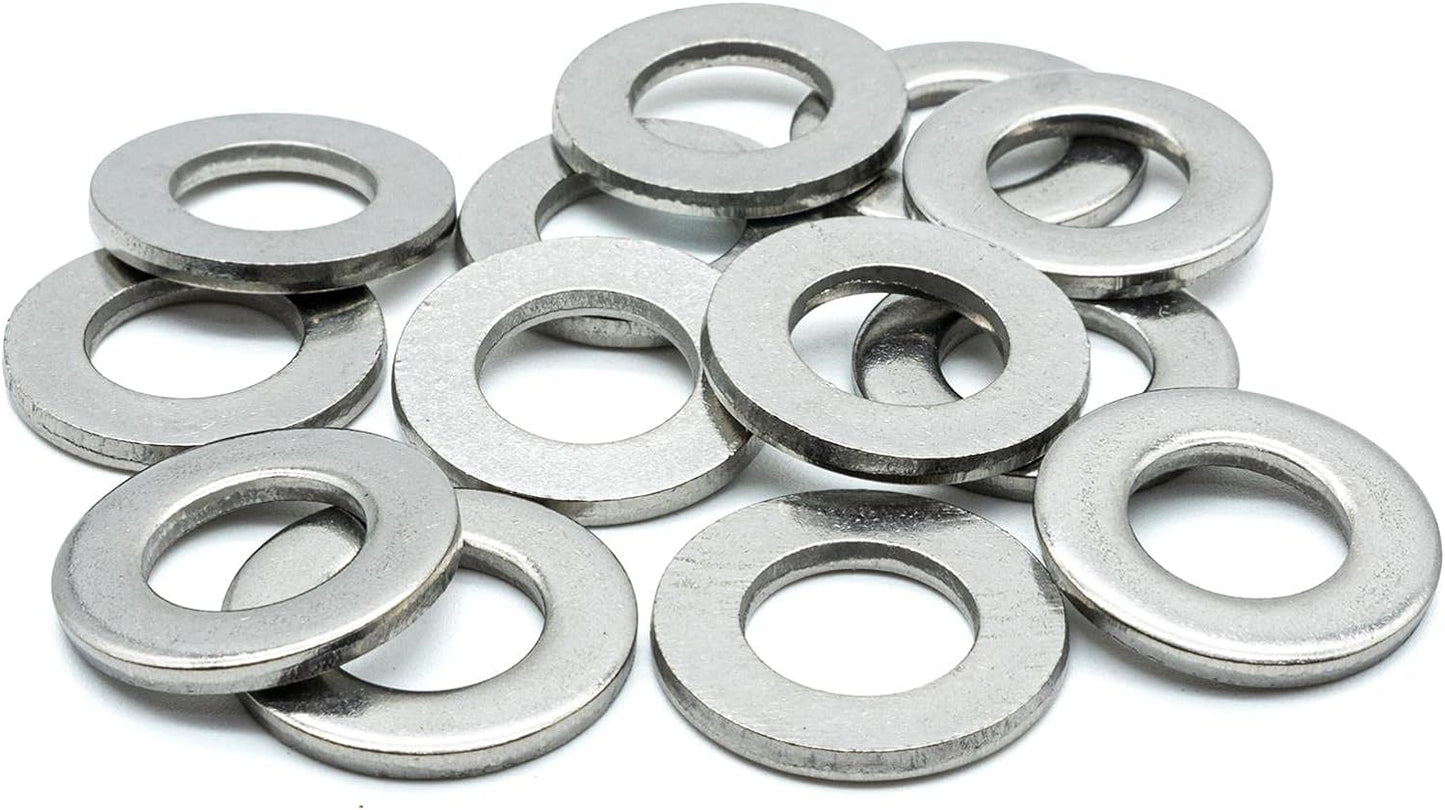 Flat Form A Washers A2 Stainless Steel - 100 Pack