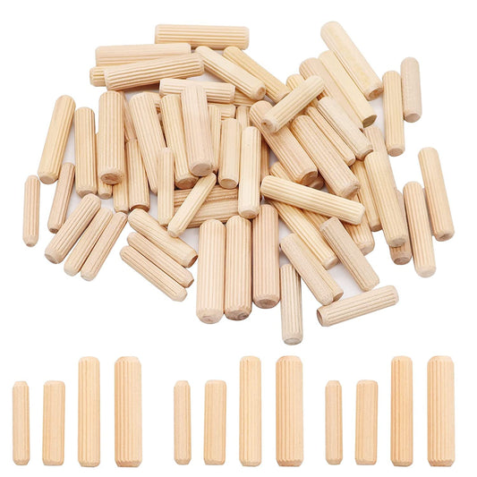 Wooden Dowels - 100 Pack