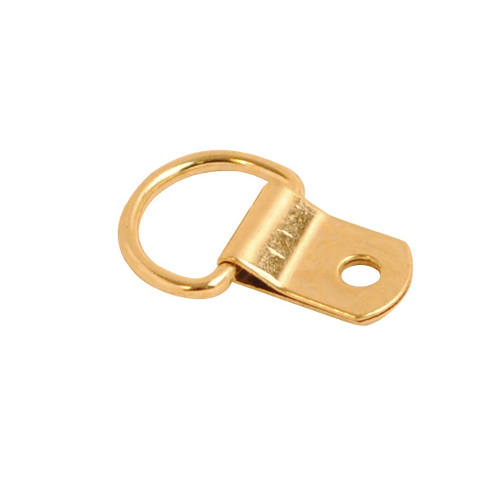 Picture Hangers, 1-Hole Brass Plated