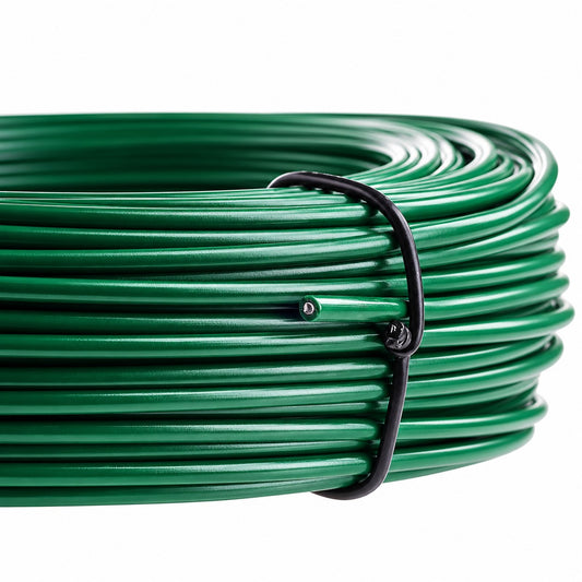 Green PVC Coated Garden Wire – Plant Support & Craft Wire