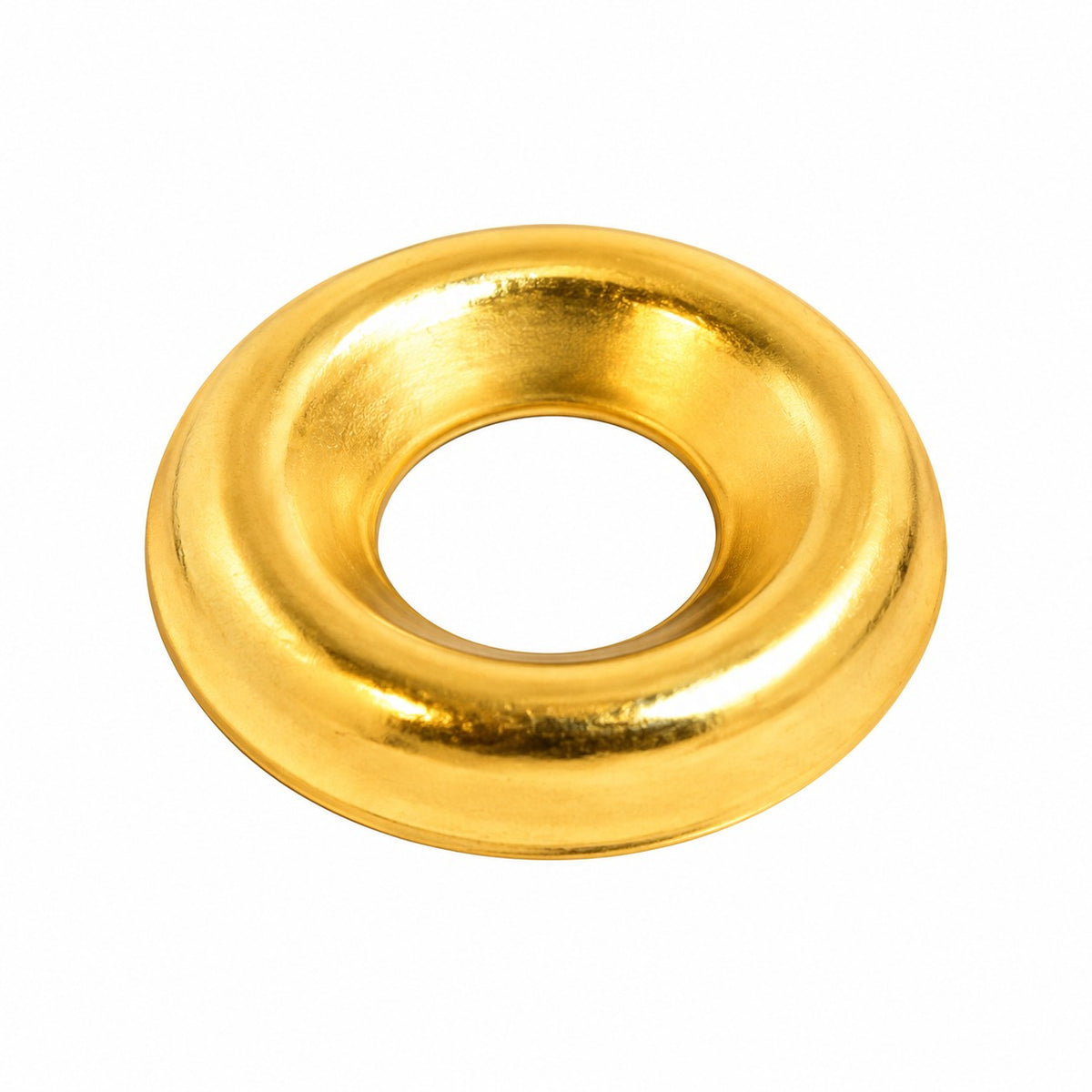 Screw Cup Washers – Electro Brass Plated – No.6 No.8 No.10