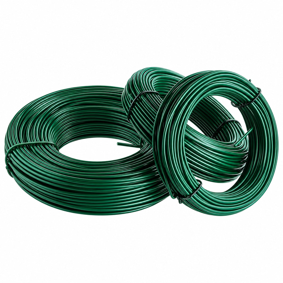 Green PVC Coated Garden Wire – Plant Support & Craft Wire