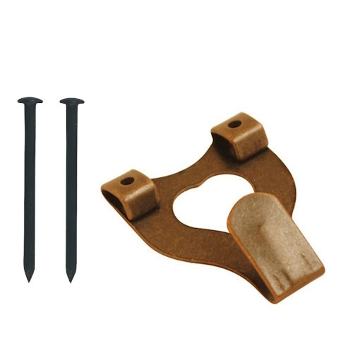 Picture Hook Florentine Bronze Plated No.3 - Free Nails Included