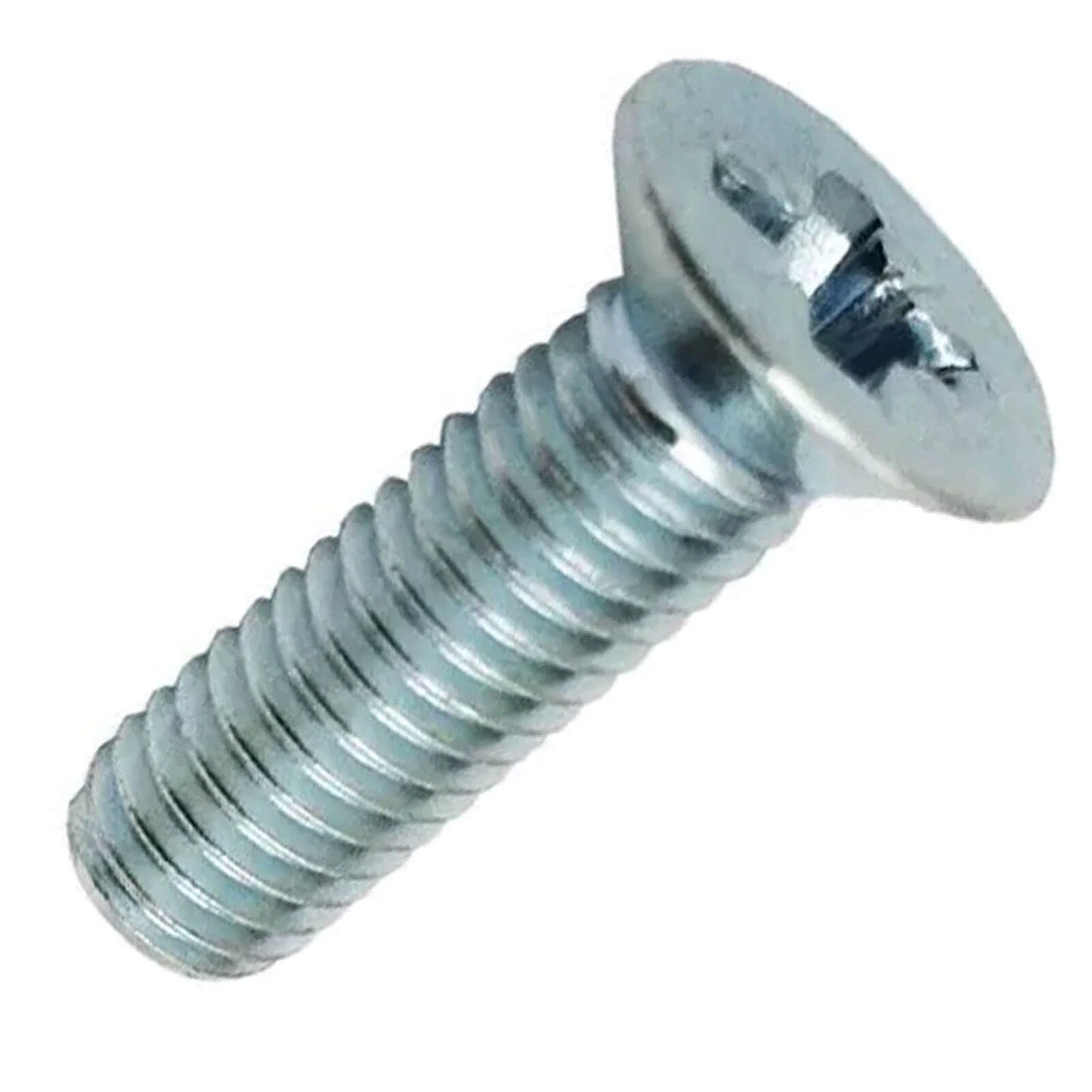 M2.5 - CSK Head, Cross-recessed Z Machine Screw, Grade 4.8 Steel DIN 965