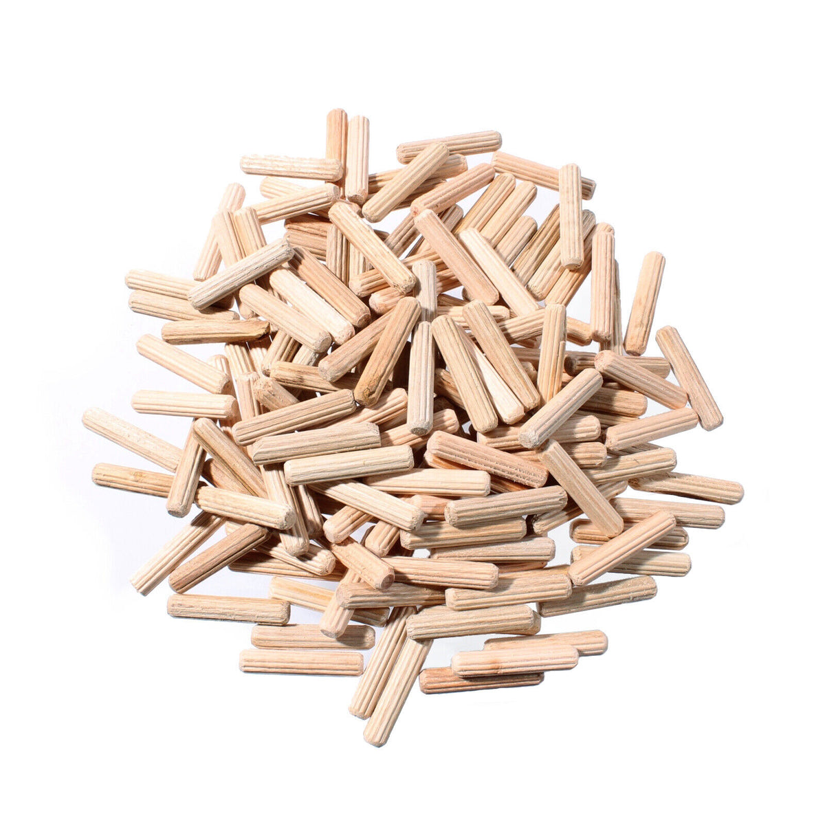 Fluted Wooden Dowels – Chamfered Ends