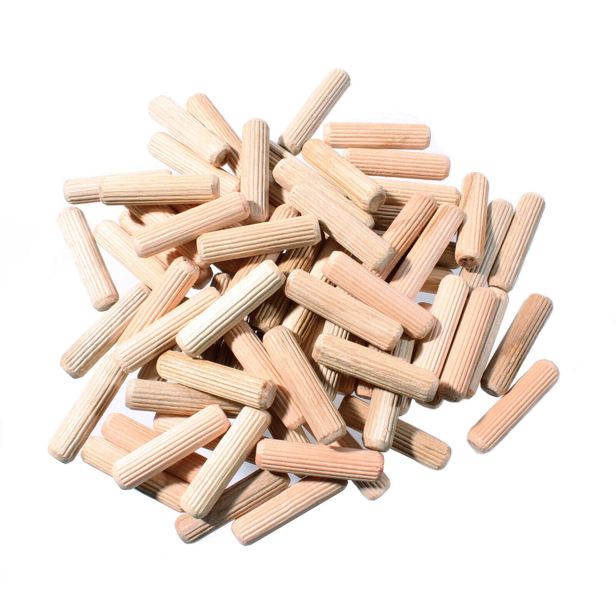 Fluted Wooden Dowels – Chamfered Ends