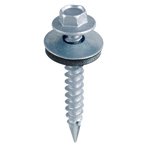 Self Drilling Tek Screws Sheet to Timber c/w 16mm Bonded Washer